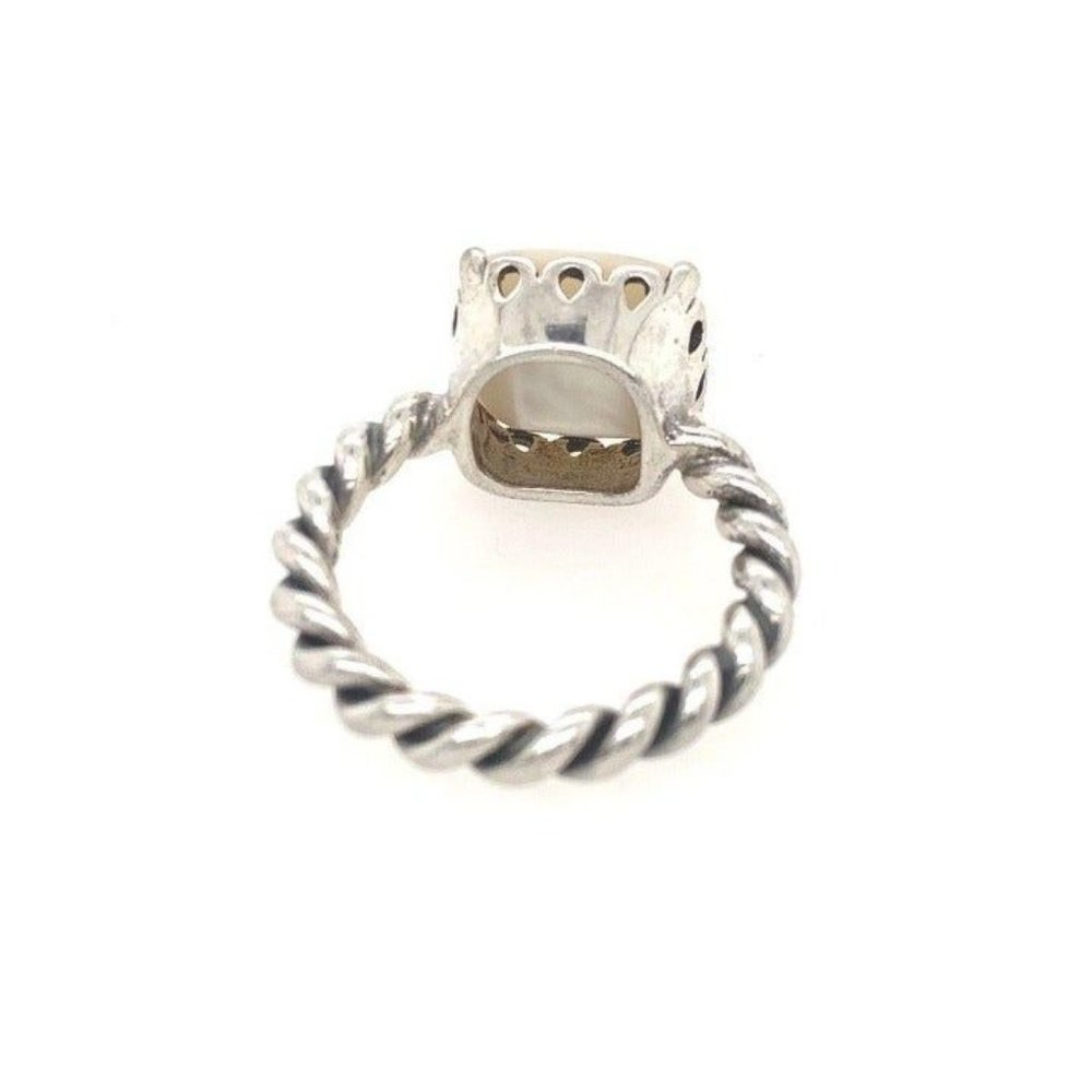 Pandora Mother of Pearl Ring (Retired) - Picture 4 of 8